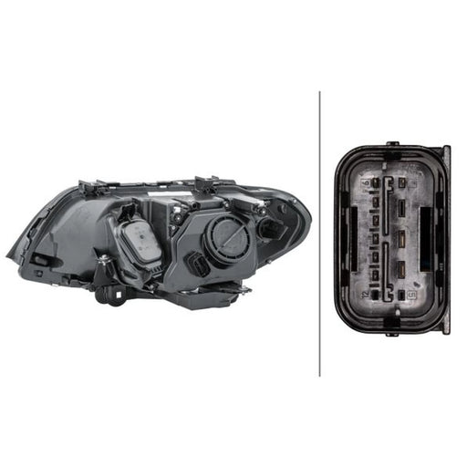 Hella Headlight Headlamp H10W Right 1EL 224 486-221