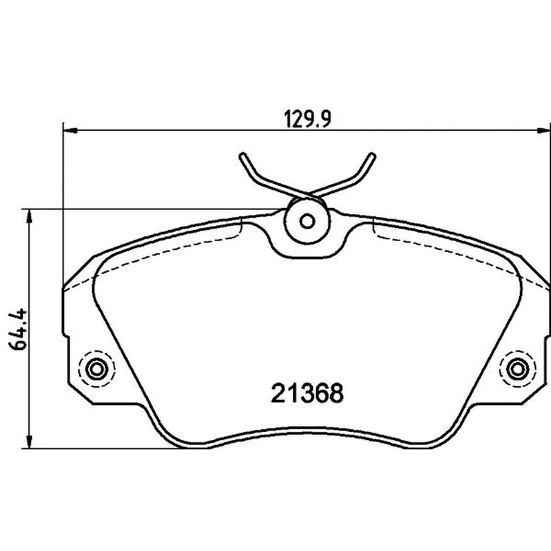 Mintex Front Brake Pad Set MDB1540