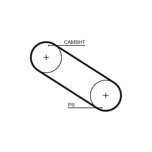 Gates Timing Belt Cambelt 68 Teeth 5026