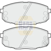 NAPA Front Brake Pad Set NBP1403