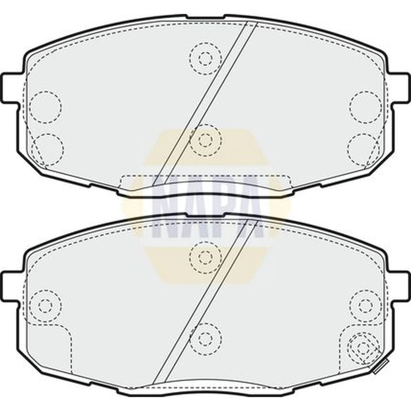 NAPA Front Brake Pad Set NBP1403