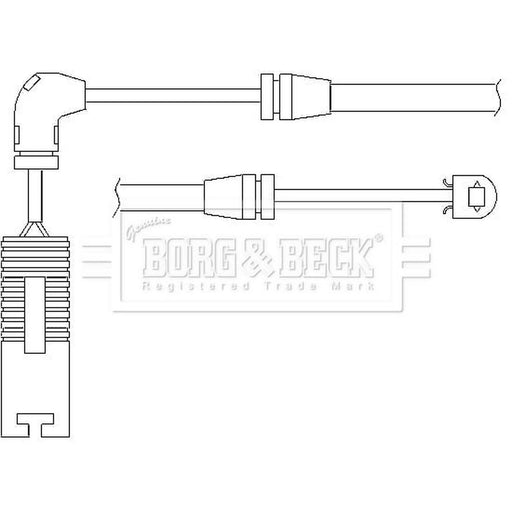 Borg & Beck Brake Pad Wear Sensor Front BWL3012