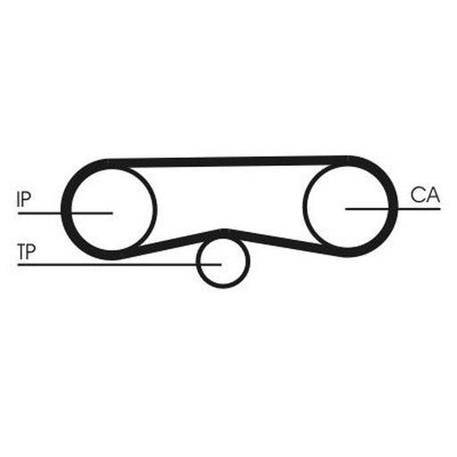 Continental CTAM Timing Belt Kit with Rollers CT1018K1