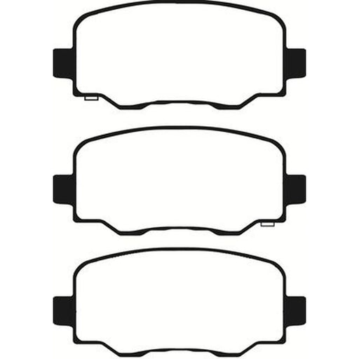 Abtex Rear Brake Pad Set PLU2344