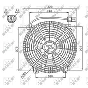 NRF Engine Cooling Fan 47752