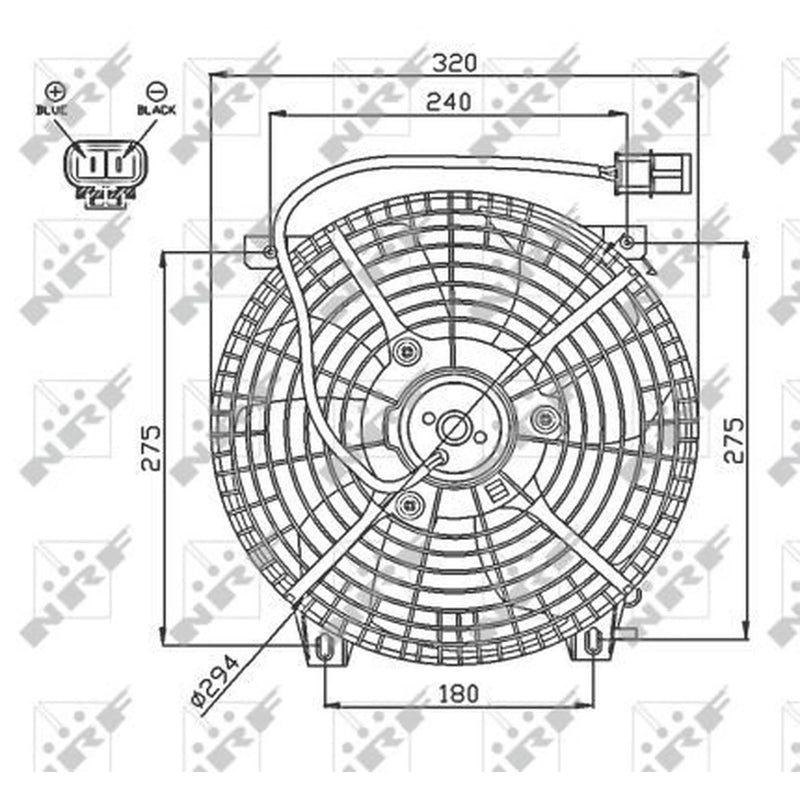 NRF Engine Cooling Fan 47752