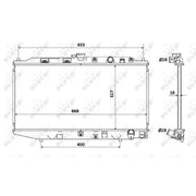 NRF Engine Radiator 506728