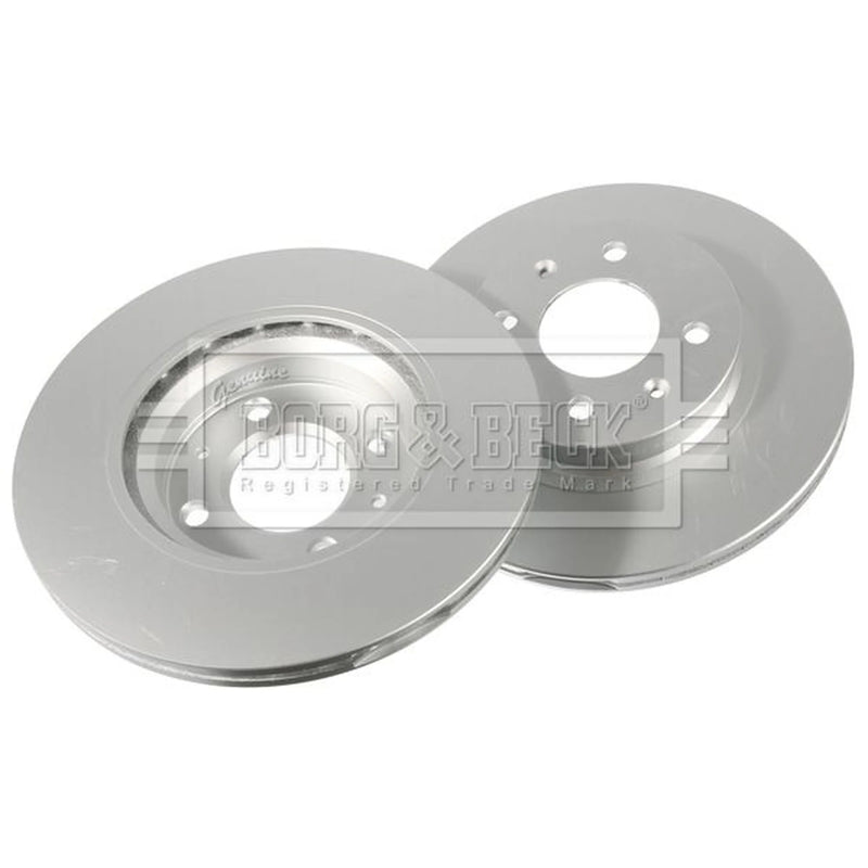 Borg & Beck 2 x Vented Front Brake Discs BBD4822