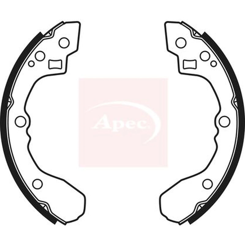 Apec Brake Shoe Set Axle Kit SHU648