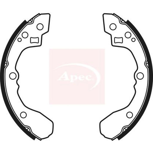 Apec Brake Shoe Set Axle Kit SHU648