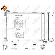 NRF Engine Radiator 52023