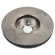 Febi 2 x Front Internally Vented Brake Discs 171456