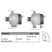 Denso Car Alternator 12V