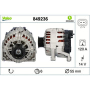 Valeo Car Alternator 12V 849236