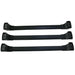 Aluminium Roof Bars Rack Black fits Volkswagen T5 & T6 Transporter Caravelle Multivan 2003- T5 - Omtec - Van Life Living