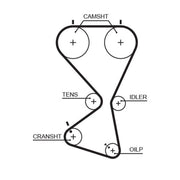 Gates Timing Belt Kit with Rollers K025556XS