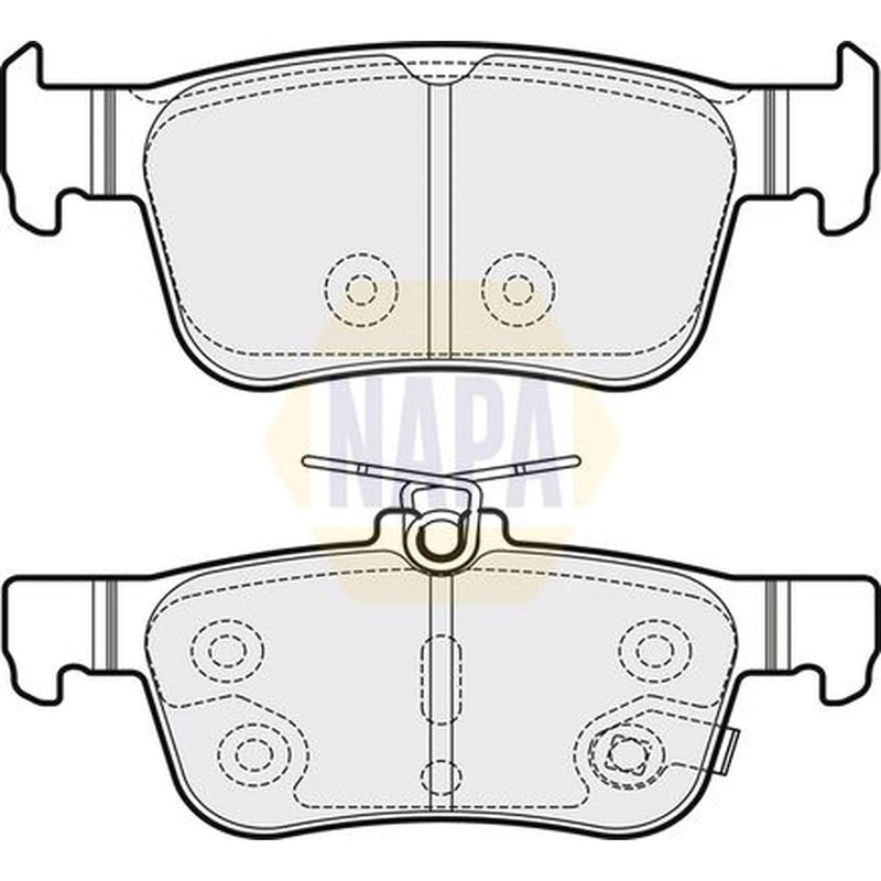 NAPA Rear Brake Pad Set NBP1787
