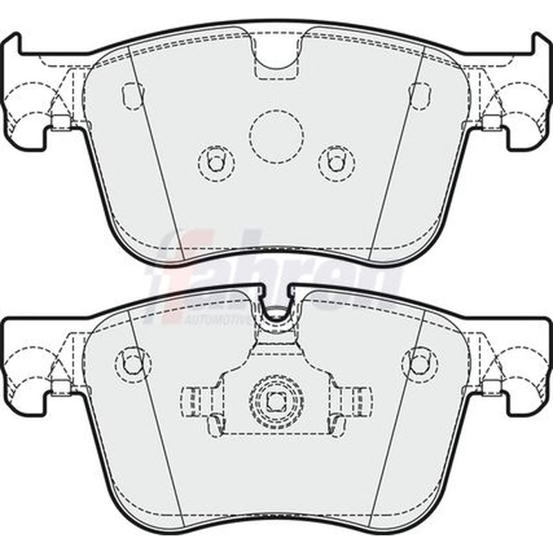 Fahren Front Brake Pad Set FBP3744