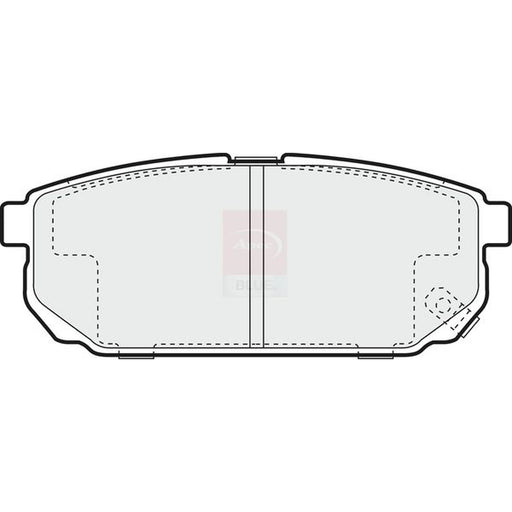 Apec Rear Brake Pad Set PD3597