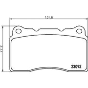 Mintex Front Brake Pad Set MDB1859