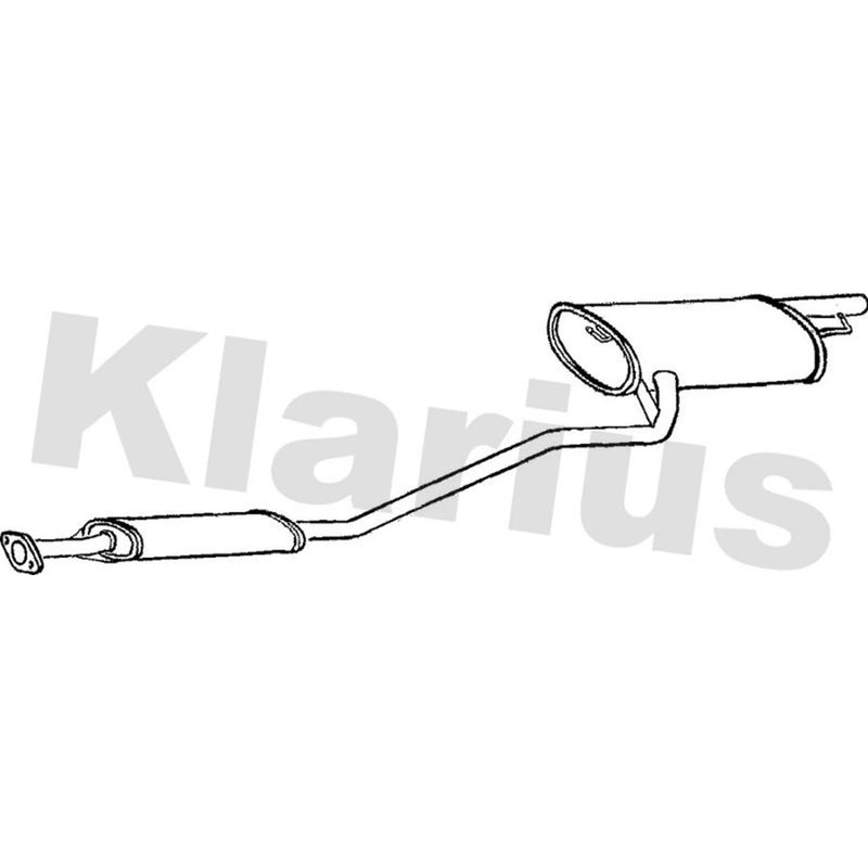 Klarius Box With Tail Pipe Rear TY517C