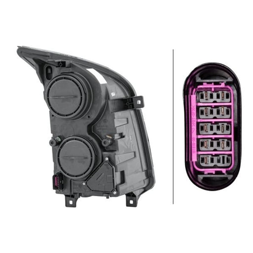 Hella Headlight Headlamp H7/H7 Left 1ER 247 017-051