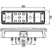 Hella Tail Light / Lamp PY21W Left 2VP 340 961-031