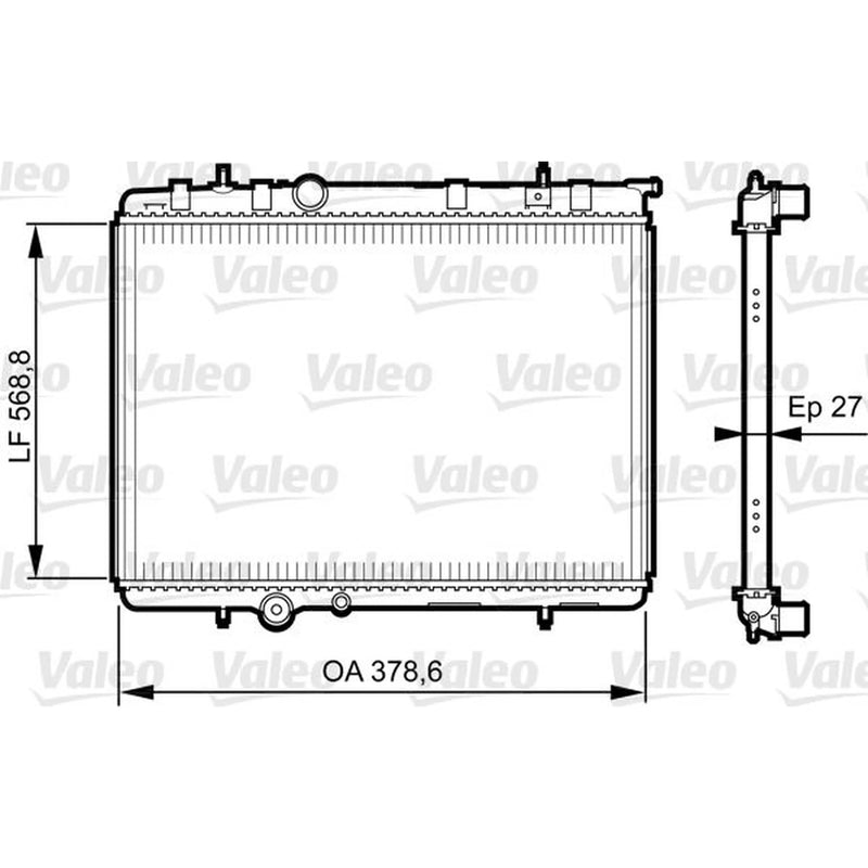 Valeo Engine Radiator 735597