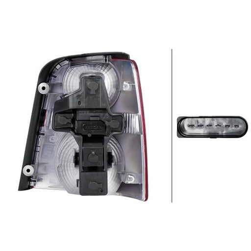 Hella Tail Light / Lamp R5W Left 2SK 009 477-051