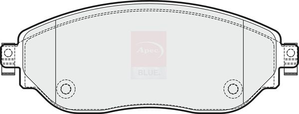 Apec Blue PD3382 Brake Pad Set, disc brake