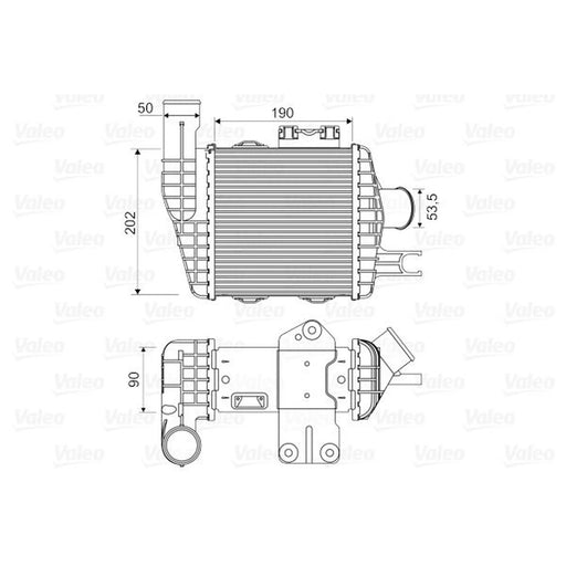 Valeo Intercooler (Charge Air Cooler) 818349