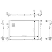 NRF Engine Radiator 50042