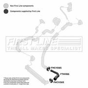 First Line Intercooler Turbo Charge Air Hose FTH1186