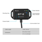 Renogy BT-2 Bluetooth Module for Renogy Products w/ RS485 Port - Dyna-mo Solar - Van Life Living