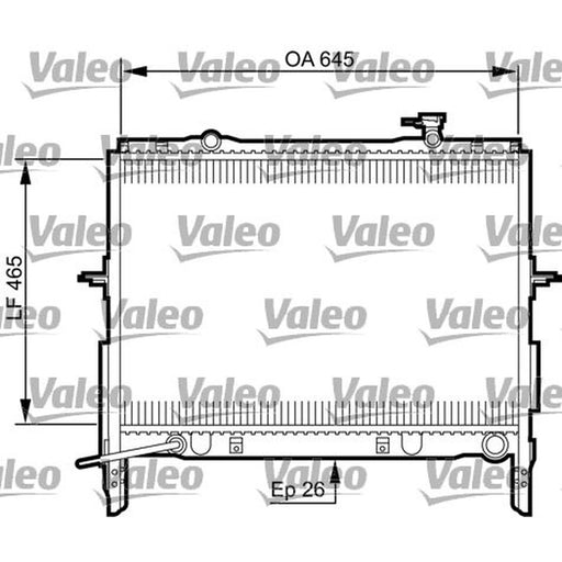 Valeo Engine Radiator 735505