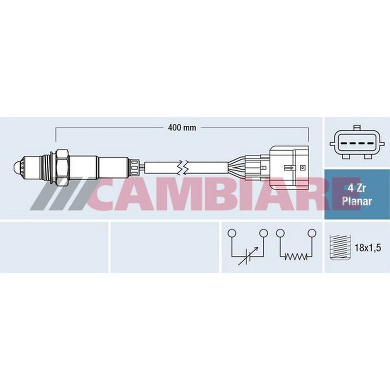 Cambiare O2 Lambda Oxygen Sensor before catalytic converter VE381817