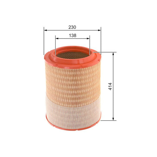 Bosch Engine Air Filter F 026 400 486 OE 16546LA40A 13F1016626AA 211000003
