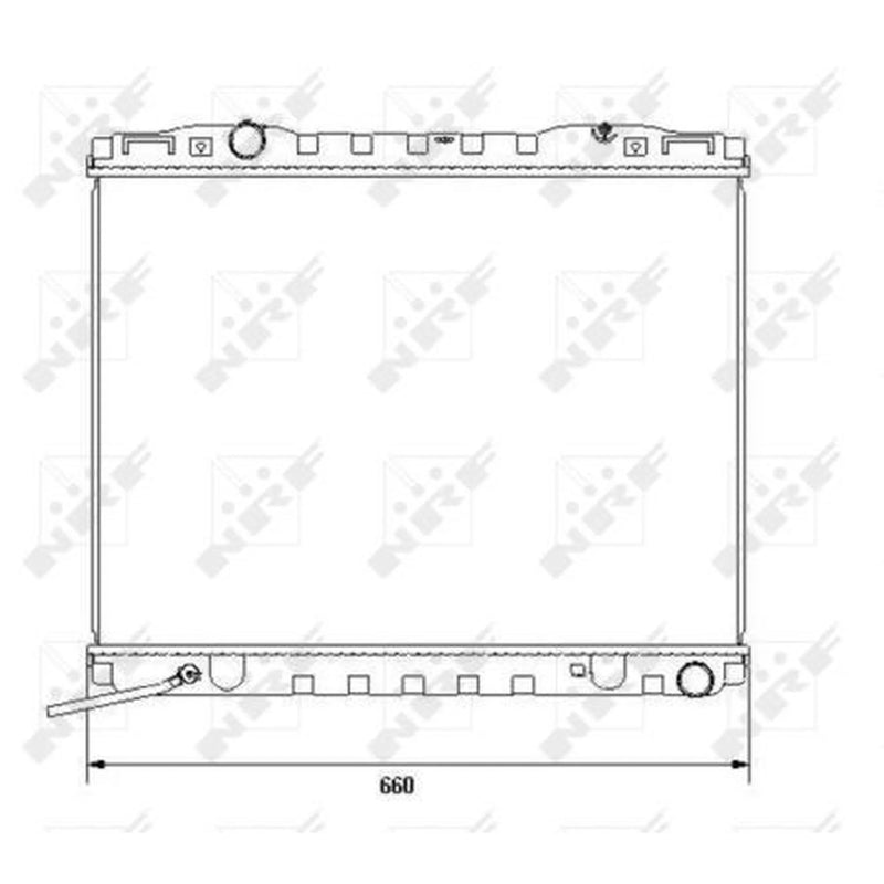 NRF Engine Radiator 53365