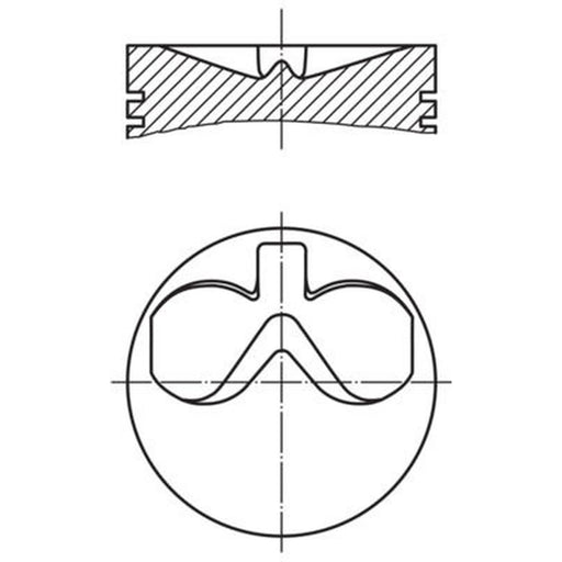 Mahle Piston Cylinder Bore = 125mm 101 73 01
