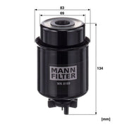 MANN-FILTER Fuel Filter Element WK 8169