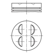Mahle Piston Cylinder Bore = 95mm 002 68 00