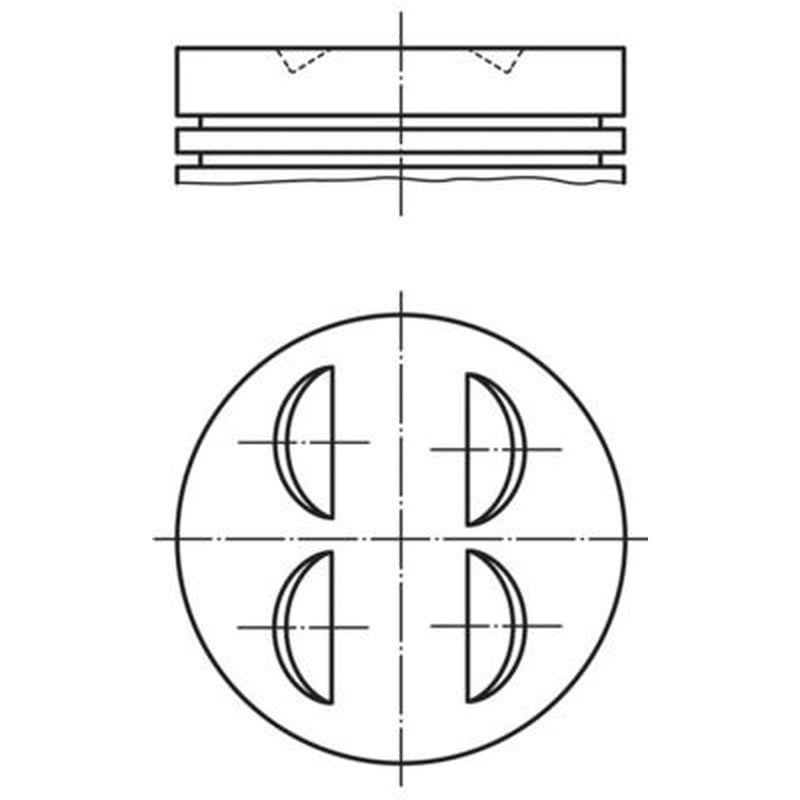 Mahle Piston Cylinder Bore = 95mm 002 68 00