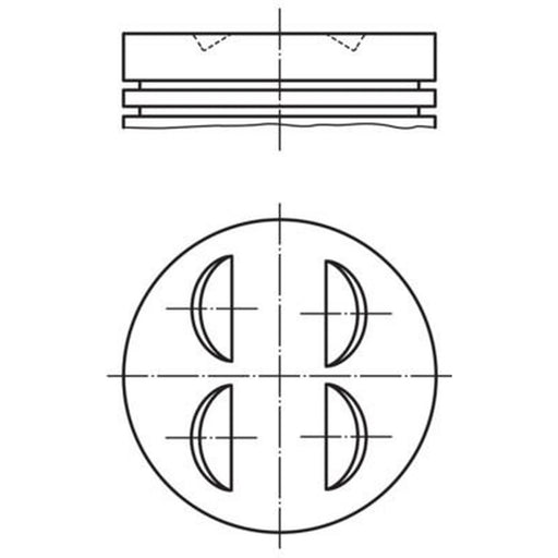Mahle Piston Cylinder Bore = 95mm 002 68 00