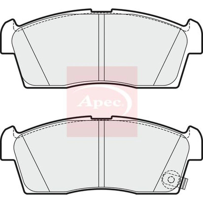 Apec Front Brake Pad Set PAD1856