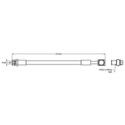 Juratek Brake Hydraulic Hose Line Right JBH1584
