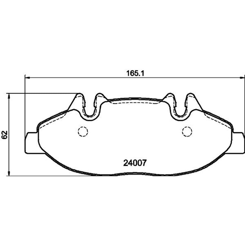 Mintex Front Brake Pad Set MDB2678