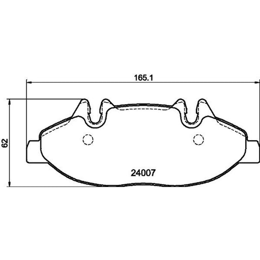 Mintex Front Brake Pad Set MDB2678