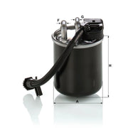 MANN-FILTER Fuel Filter Element WK 820/23