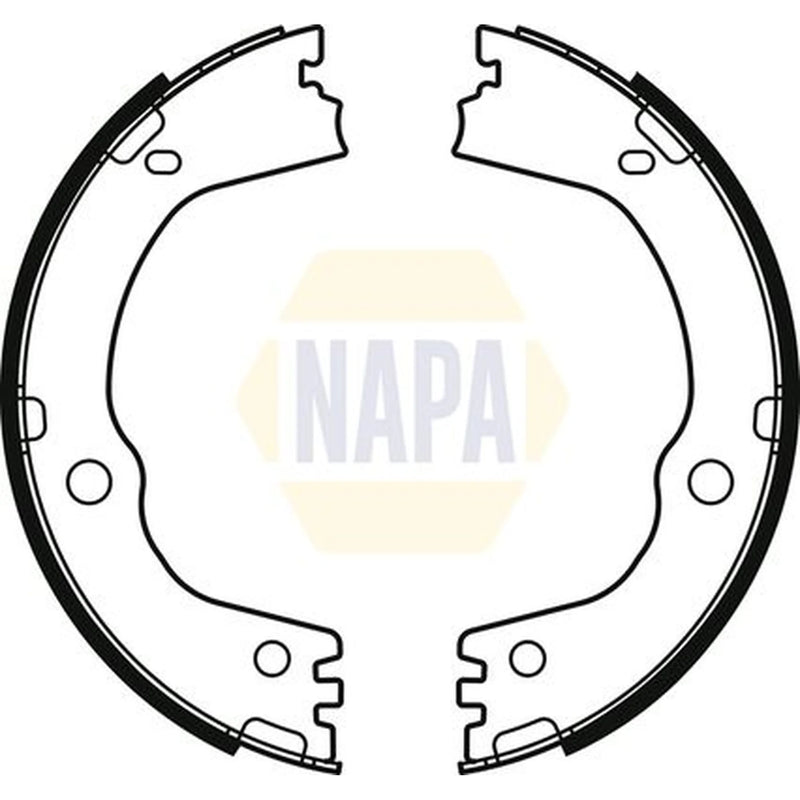 NAPA Parking Brake Shoe Set NBS5058