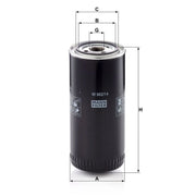 MANN-FILTER Engine Oil Filter W 962/14